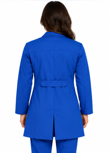 Premium <b>White</b> <b>Lab</b> <b>Coat</b> for Women Long Sleeve Medical Doctor Uniform Lightweight Breathable Cotton Polyester Hospital Laboratory - Product Image 3