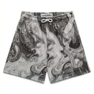 Shorts d'été pour hommes de qualité supérieure, doux, respirants, légers, à taille élastique, imprimés, confortables, pour la plage, vente en gros, vêtements décontractés - Product Image 6
