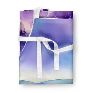 New Hampshire Multicolor Large Adult Unisex <b>Apron</b> Purple Lilac Watercolor Design for Cooking Baking <b>Gardening</b>-Kitchen Server - Product Image 3