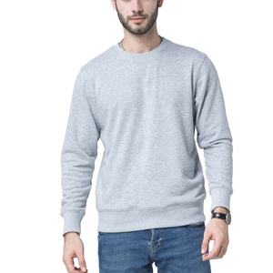 Sweat-shirt à manches raglan et col montant personnalisé pour hommes 100% coton Sweat-shirt brodé à col rond vierge de haute qualité pour hommes - Product Image 4