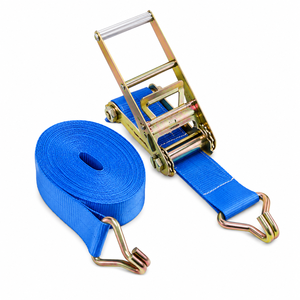 Sangle à cliquet industrielle 100 mm 10000 kg en polyester pour la fixation de charges lourdes – Solution de transport OEM ODM – Fournisseur d'usine - Product Image 5