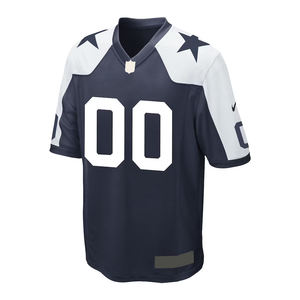 Camiseta de fútbol americano transpirable de poliéster con logo personalizado, uniforme deportivo para el día del partido. - Product Image 2