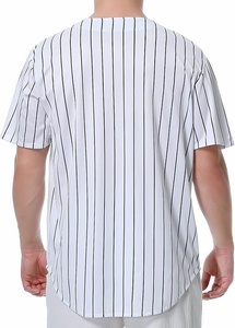 Custom sublimation baseball jersey breathable mesh quick dry sportswear team uniform for men - Product Image 5