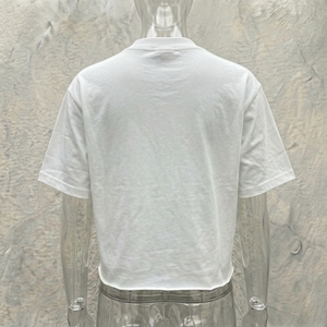 Camiseta SG Rosa y Blanca de Manga Corta con Cuello Redondo para Hombre, Estilo Casual Oversize, 100% Algodón Jersey - Product Image 6