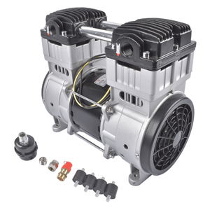 Compressore d'Aria Elettrico a Doppio Pistone 2HP 220V SP 9421 150PSI 6.40CFM 24L con Serbatoio Olio Lubrificante, Configurazione Portatile a Trasmissione Diretta 8 Bar - Product Image 5