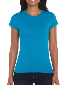 Camisetas de Manga Corta para Mujer, Transpirables, de Verano, Estilo Casual, Personalizadas, Color Azul Claro, Cuello Redondo, de Alta Calidad y Secado Rápido - Product Image 5