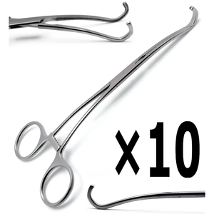 Juego de 10 Pinzas Vasculares Pediátricas Cooley Quirúrgicas Nuevas de 6.5 Pulgadas con Graduación - Product Image 2