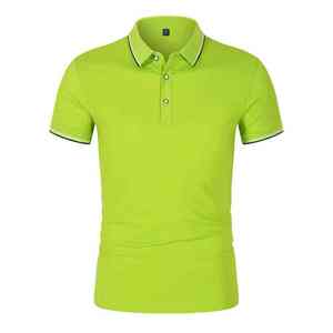 Camisetas Polo Personalizadas con Logotipo y Etiqueta, Corte Ajustado para Hombre, Manga Corta, Transpirables, Deportivas, de Alta Calidad - Product Image 3