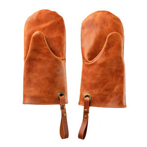 Mazafy Gants de four personnalisés résistants à la chaleur avec sangle à anneau métallique, poignée sans couture, texture lisse, protection anti-chaleur, respirants - Product Image 1