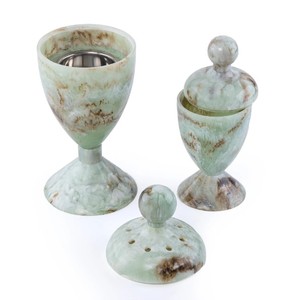 Art Empire Exports – Brûleur d'encens de luxe en résine de bois de santal aromatique indien avec pot de rangement pour parfum d'intérieur et décoration religieuse - Product Image 3