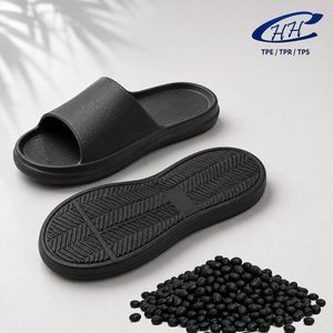 Compuesto de Caucho Termoplástico TPR de Alta Elasticidad para Suelas de Pantuflas, Excelente Rendimiento Antideslizante, Grado de Moldeo por Inyección - Product Image 1