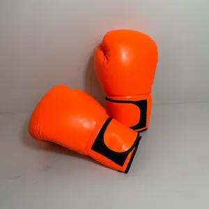 Gants de boxe professionnels personnalisés 10oz/12oz/14oz en cuir PU antidérapant pour l'entraînement en salle de sport - Product Image 4