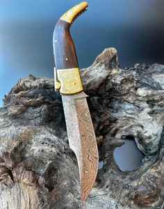 Cuchillo de Camping de Bolsillo de Alta Calidad, Hecho a Mano, al por Mayor, Palace LLC, el Más Vendido, Personalizado, de Acero de Damasco de Alta Calidad, OEM - Product Image 3