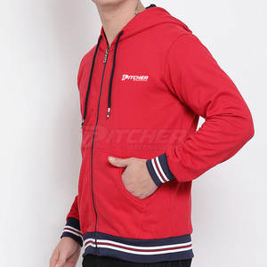 เสื้อฮู้ดซิปน้ำหนักเบาสำหรับผู้ชาย ผลิตจากผ้าระบายอากาศได้ดี ซิปปิดเรียบลื่น และสไตล์การแต่งกายแบบเลเยอร์ทันสมัย - Product Image 2