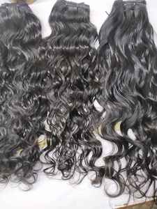 Extensiones de Cabello Humano Virgen Indio con Ondas Naturales, Doble Trama a Máquina, Cutícula Alineada - Product Image 2