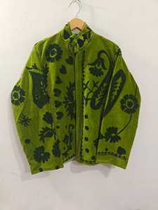 Veste en velours indien brodée Suzani pour femme, faite à la main, motif floral, style bohème ethnique, manteau d'hiver, vêtement d'extérieur de créateur, vente en gros, fournisseur en vrac - Product Image 2