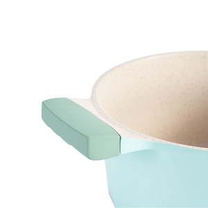Advanced Non Stick Casserole <b>Pot</b> Designed With Triple Layer Marble Coating Heavy Duty Aluminum Construction And Tempered Glass - Product Image 5