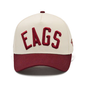 Casquette Snapback Unisexe Personnalisée à 5 Panneaux en Polyester/Coton avec Logo Brodé Réglable pour l'Extérieur - Product Image 4