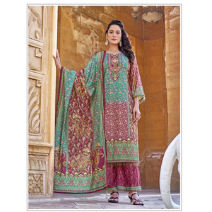 Traje de Novia Bordado para Mujer con Tela Suave y Dupatta Elegante para un Look Sofisticado, Compre Directamente del Proveedor - Product Image 1