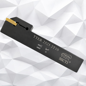 TTER 2525 2T10 External Grooving <b>Tool</b> <b>Holder</b> | CNC Lathe Parting & Grooving <b>Tool</b> <b>Holder</b> | Precision Carbide Insert <b>Tool</b> Hold - Product Image 1
