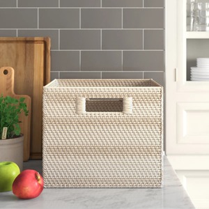 Rectangle Shape Macrame Basket Ideal For Bread Bakery Fruits Vegetable <b>Display</b> Stylish Kitchen Storage And Serving Organizer - Product Image 2