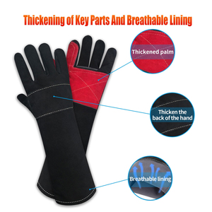Solid Color Breathable Unisex Wear Safety Working Gloves Custom Logo Safety Work Gloves With Custom Packing - Product Image 6