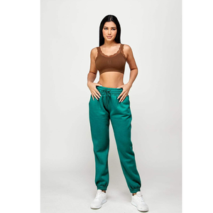 Pantalon de jogging en molleton brossé 380g de haute qualité pour hommes et femmes, doux, chaud, décontracté, taille élastique, idéal pour l'été et le sport - Product Image 2