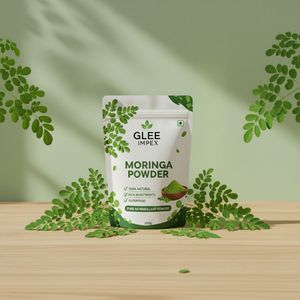 Polvo de Hoja de Moringa Orgánica Seca, 100% Puro y Natural, Superalimento, Sabor Amargo, Rico en Hierro, Calcio y Vitaminas, Paquete a Granel - Product Image 1