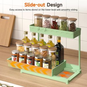 Set da 3 Organizzatori Estraibili a L Multiuso 2026 per Sottolavello, Contenitori Salvaspazio per Armadietti da Cucina e Bagno - Product Image 2