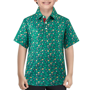 Polo de golf classique pour jeunes, respirant, à manches courtes, séchage rapide, vêtements de sport performants, vêtements d'été pour jeunes - Product Image 2