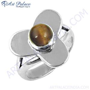 New Arrival 925 Sterling Silver Fine <b>Ring</b> Elegant <b>Tiger</b> <b>Eye</b> Gemstone Jewelry - Product Image 1