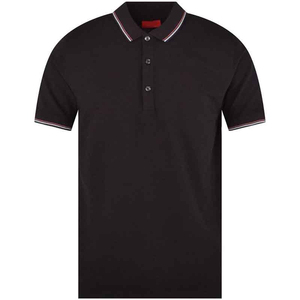 Polo homme de style moderne, couleur unie, formel, de haute qualité, 100% coton, imprimé sur mesure, grandes tailles - Product Image 1