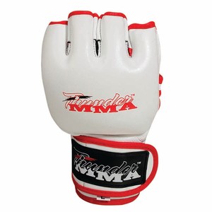 หนังคุณภาพสูงสำหรับผู้ผลิต OEM ในปากีสถาน ออกแบบใหม่ น้ำหนักเบา ถุงมือชกมวย MMA แบบครึ่งนิ้ว สำหรับมืออาชีพ - Product Image 2