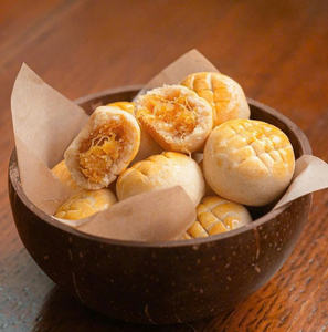 Bol de coquille de noix de coco écologique du Vietnam plaque jetable de conception tropicale côtière personnalisée - Product Image 1