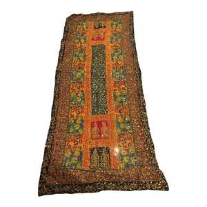 Premium Mirror Work Bridal <b>Shawl</b> Elegant Silk <b>Shawls</b> Ethnic <b>Wedding</b> Party Wear Handmade Fashion Ladies Embrioderd <b>Shawls</b> Women - Product Image 1