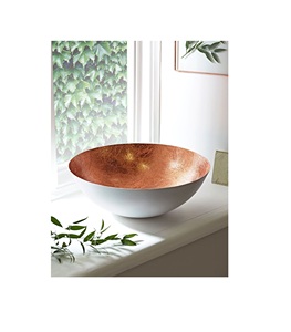 Petit bol de service en cuivre décoratif, vaisselle artisanale, design traditionnel, cuisine, salle à manger, restauration, hôtellerie, présentation alimentaire - Product Image 5