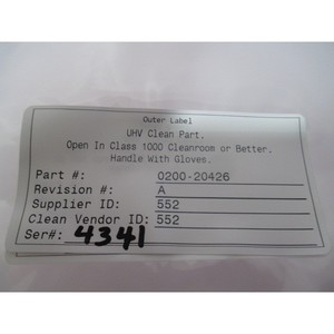 AMAT 0200-20426 Aislador de Cuarzo sin Pin de 8" SNNF - Equipo y Piezas de Semiconductores de Confianza de la Marca Global Legacy - Product Image 4