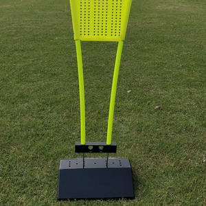 Maniquí de PVC para Entrenamiento de Fútbol Juvenil, Tablero de Práctica Perforado con Base Metálica para Tiros Libres, 3 Años - Product Image 2