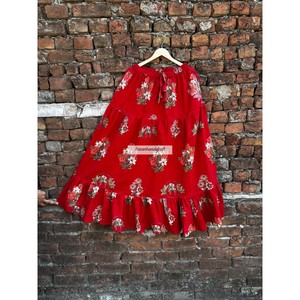 Wholesale Cotton <b>Skirts</b> Handmade Summer <b>Skirt</b> Dress Floral Print Long Maxi <b>Skirt</b> Boho Hippies Style Women's Casual Pocket <b>Skirt</b> - Product Image 1