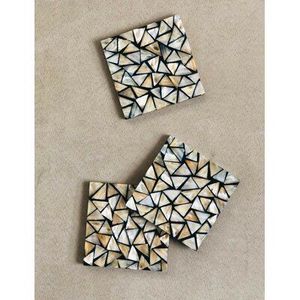 Posavasos de MDF con incrustaciones de nácar de estilo único, posavasos de nácar, manteles individuales, posavasos con incrustaciones de nácar a bajo precio de fábrica - Product Image 3