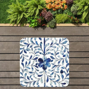 Posavasos de Madera con Diseño MOP, Elegantes, Clásicos, Ecológicos, Hechos a Mano, Ligeros, Protección para Mesa, Personalización de Marca - Product Image 1