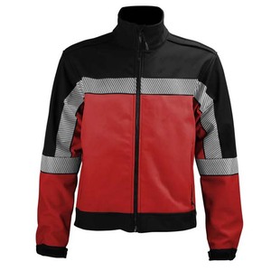 ZOHSUB POWER INDUSTRY Hi Vis Reflective ANSI Class 1 <b>Waterproof</b> LED Flash Safety Windbreaker Jacket for Construction Worker - Product Image 2