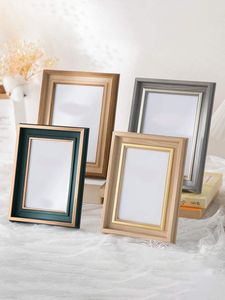 Artisan Reclaimed Pine Wood Photo <b>Frame</b> Tabletop Rectangular Picture Holder Weathered Timber Desktop Display Home Office Decor - Product Image 4