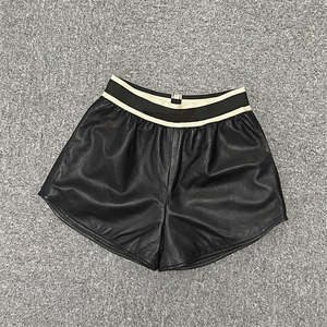 Shorts Deportivos de Yoga para Mujer, Personalizados con Logotipo, 100% Algodón Transpirable, Cintura Alta, Casuales, Acanalados, Sin Costuras, para Gimnasio y Ciclismo - Product Image 4