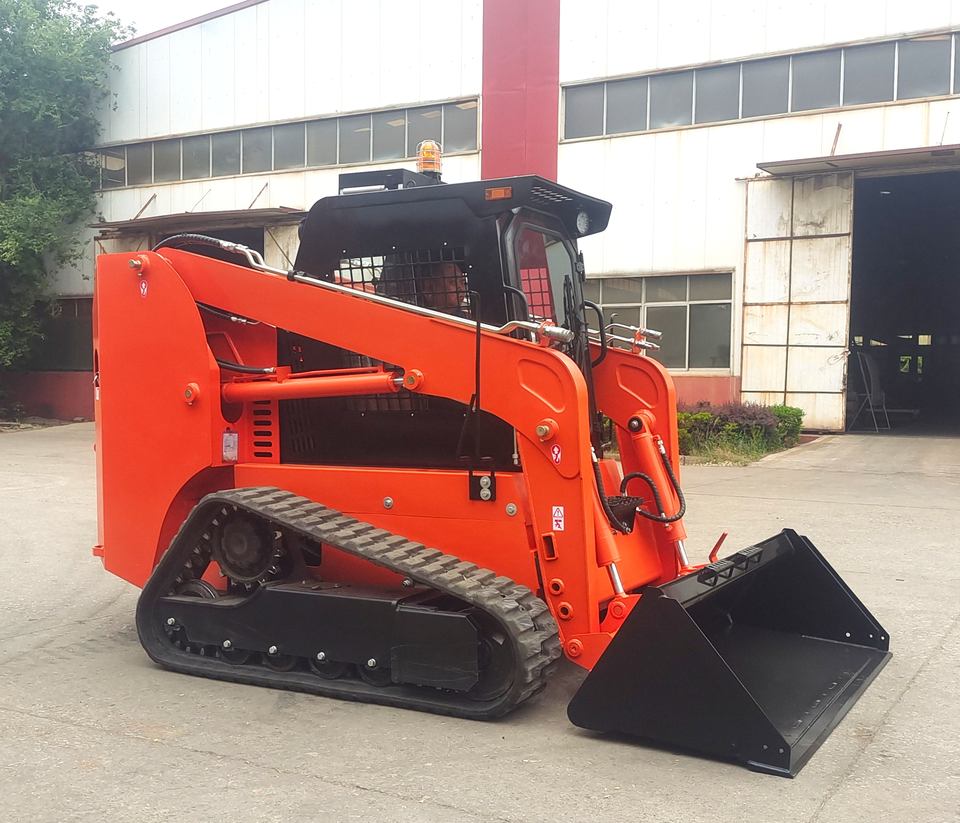 W Type Engine Design Chinese Famous Brand Compact Track Loader TS100 Mini Skid Steer Loader ...