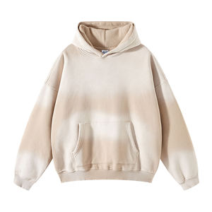 เสื้อฮู้ดดี้สไตล์วินเทจแบบสั่งทำพิเศษ สีซีดจาง แขนยาว ผ้าหนา 100% คอตตอน ขายส่ง เสื้อฮู้ดดี้แบบฟอกสี - Product Image 3