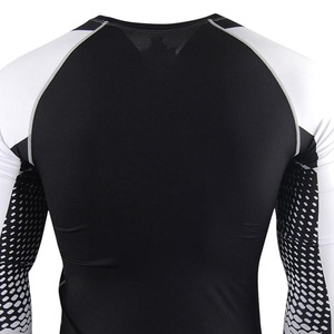 Digital Print Customized Logo New Arrival Make Your Own <b>Men</b> <b>Compression</b> <b>Shirts</b> Breathable Spandex/Polyester Full Sleeve - Product Image 6