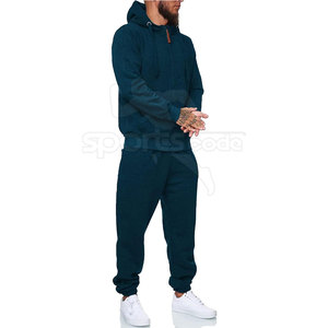 Conjunto Deportivo de Invierno 2026 con Capucha y Logotipo Personalizado para Hombre, 100% Algodón, Forro Polar, Tejido Transpirable y Ligero para Gimnasio, Entrenamiento y Fitness - Product Image 2