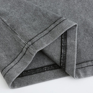 Camisetas de Corte Regular Estilo Urbano con Lavado Vintage, Camisetas Lisas para Hombre, 100% Algodón Grueso, Unisex, Cómodas, con Lavado Ácido - Product Image 4