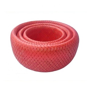 Cesta de Almacenamiento de Bambú Hecha a Mano, Forma Circular, Organizador para el Hogar y la Cocina, Ecológico, 100% Material Natural, Multifuncional, en Caja - Product Image 1